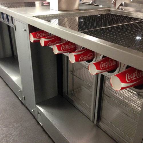 Commercial kitchen drinks dispenser