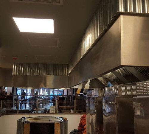Commercial kitchen fabrication